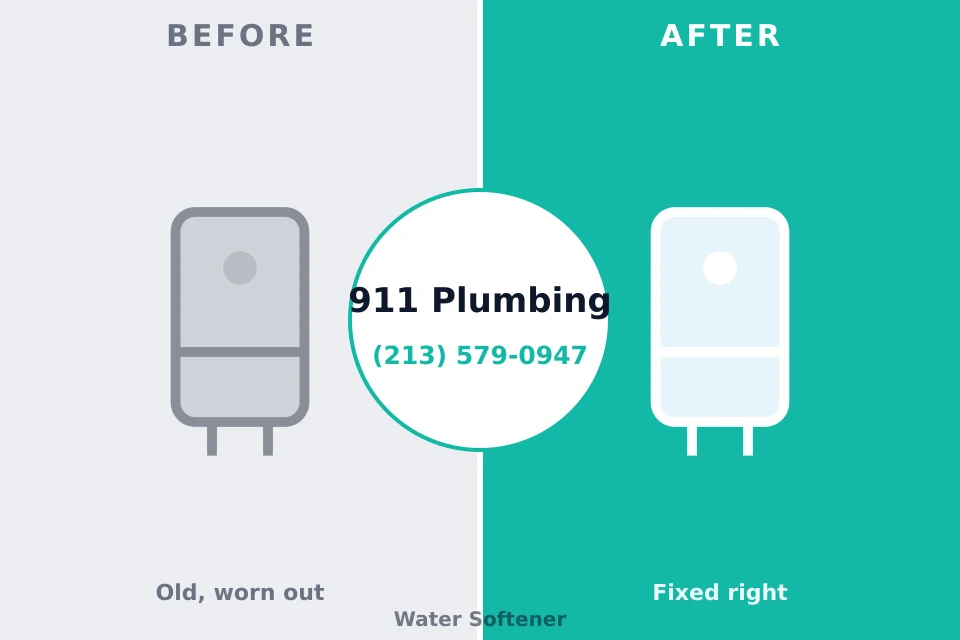 Before and after: plumbing repair Lower Grand Lagoon, FL